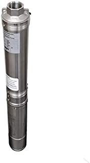 Hallmark Industries MA0419X-12A Deep Well Submersible Pump, 2 hp, 230V, 60 Hz, 35 GPM, 400' Head, Stainless Steel, 4