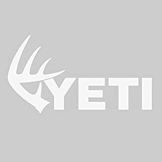 YETI Sportsman's Decal Whitetail Shed White