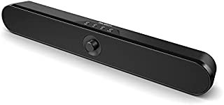 Majority Atlas Mini TV Sound bar and Bluetooth Speaker, Portable & USB Powered, Perfect for Gaming or Home Theatre/Miniature TV Sound bar Audio System, 3.5mm Jack, Micro SD Card Slot, USB
