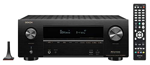 Denon AVR-X2600H 4K UHD AV Receiver | 2019 Model | 7.2 Channel, 95W Each | New Dolby Atmos Height Virtualization, Dual Subwoofer Outputs | 8 HDMI Inputs, 2 Outputs with eARC | AirPlay 2, Alexa & HEOS