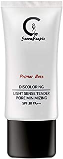 Makeup Base Primer for Face, GPGP GREENPEOPLE Face Primer for Oily Skin - Blur + Pore Minimizer, Shine Control Make Up Primer to Hide Wrinkles and Fine Lines - SPF 30 Sunscreen - Natural Finish