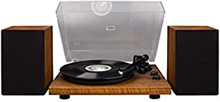 Crosley C62 Vinyl Turntable w/Bluetooth Receiver, Includes Speakers & Built-in Amplifier - Walnut