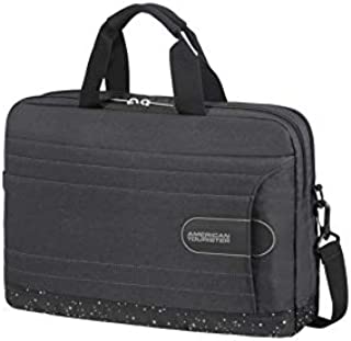 American Tourister Briefcase, Black (Black Speckle), 44 centimeters