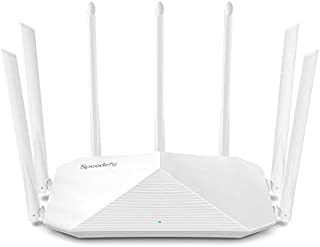 Speedefy AC2100 WiFi Router, Gigabit Dual Band Smart Wireless Router, 4x4 MU-MIMO & 7 External Antennas for Strong Signal and High Speed, Parental Control, Guest Network, Easy Setup (Model K7W)