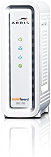 ARRIS Surfboard SB6190-RB DOCSIS 3.0 Cable Modem, White (Renewed)