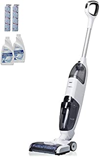 Tineco iFloor Complete Cordless Wet Dry Vacuum Cleaner and Mop, Powerful One-Step Cleaning for Hard Floors, Great for Sticky Messes and Pet Hair with Extra Accessories