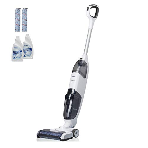 Tineco iFloor Complete Cordless Wet Dry Vacuum Cleaner and Mop, Powerful One-Step Cleaning for Hard Floors, Great for Sticky Messes and Pet Hair with Extra Accessories