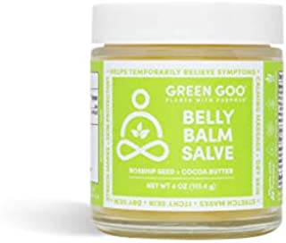 Green Goo Natural Pregnancy Stretch Mark Cream, Belly Balm Stretch Mark Removal (4 Ounce Jar)