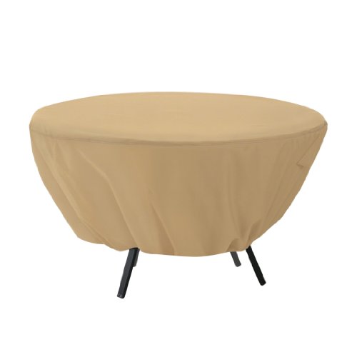 Classic Accessories Terrazzo Water-Resistant 50 Inch Round Patio Table Cover