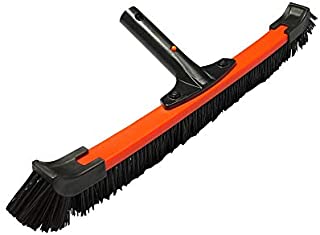 Daveyspa Light 20'' Handle Poly Carbon Material Swimming Pool Brush PP Bold Brush Wall, Tile and Floor Curved Cleaning Brush, Removable on Both Sides