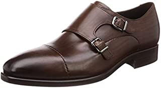 ECCO Men's Vitrus Mondial Monk Strap Oxford, Cocoa Brown, 12-12.5