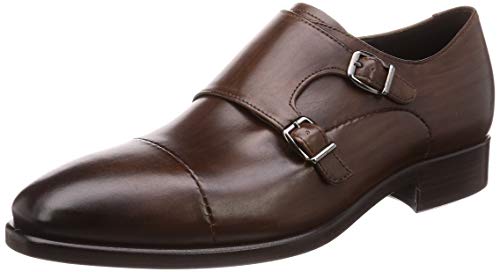 ECCO Men's Vitrus Mondial Monk Strap Oxford, Cocoa Brown, 12-12.5