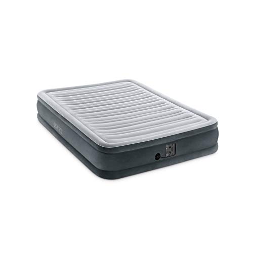 Intex Comfort Plush Mid Rise Dura-Beam Airbed with Internal Electric Pump, Bed Height 13