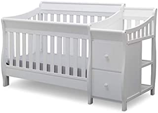 Delta Children Bentley S Convertible Crib and Changer, White