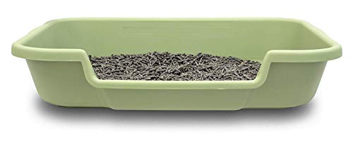 PuppyGoHere Dog Litter Pan for Litter Box Training Apple Green Color Large Size (24