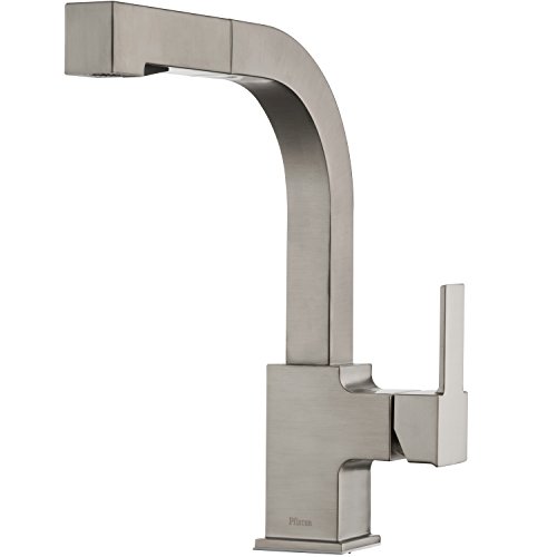 Pfister LG534-LPMS Arkitek Kitchen Faucet with Pull-out Sprayhead, Stainless steel