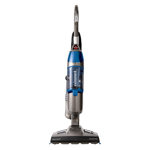 BISSELL Symphony Vac and Steam 2 in 1 vacuum and steam mop for Hardwood and Tile Floors, 4 mop pads included, 1132A