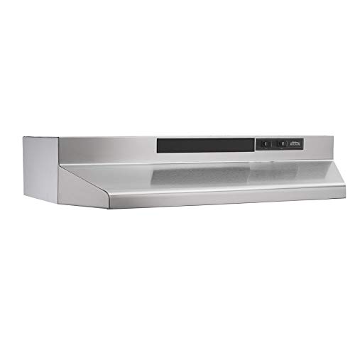 Broan-NuTone F404204 Range Hood, 42-Inch, Stainless Steel