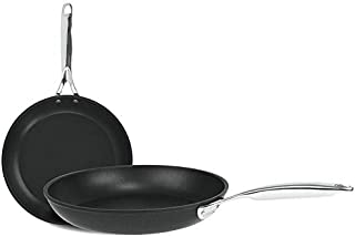 CRISTEL, Exceliss+ Non-Stick coating FREE PFOA/PFOS Set of 2 Frying Pan with anodized aluminum, 3-Ply construction, Brushed Finish, all hobs + induction, Castel'Pro Ultralu, MADE IN France 8