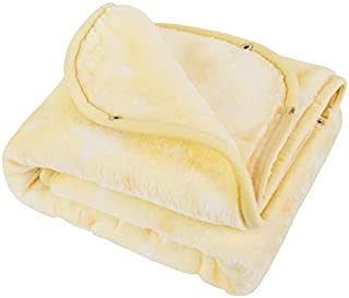 JOIE BEAN Fleece Baby Wrap Swaddle Blanket and Infant Sleeping Bag | Adjustable Sleep Sack 2 in 1 Blanket | Soft Fleece Baby Wearable Blanket, Stroller Wrap for Secure Sleep Nap - Yellow