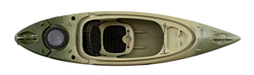 Perception Flash 9.5, Sit Inside Kayak for Fishing and Fun, Two Rod Holders, Multi-Function Dash, 9' 6