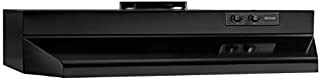 Broan-NuTone 423023 Insert with Light, Exhaust Fan Cabinet Range Hood, 30-Inch, Black