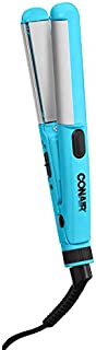 Conair Mini Dual Deluxe Styler; Add Curls and Waves - or - Straighten; Perfect for On-The-Go Styling