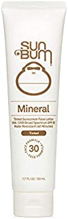 Sun Bum Mineral SPF 30 Tinted Sunscreen Face Lotion | Vegan and Reef Friendly (Octinoxate & Oxybenzone Free) Broad Spectrum Natural Sunscreen with UVA/UVB Protection | 1.7 oz