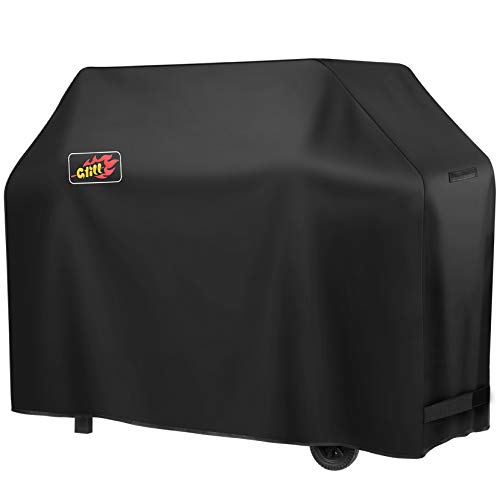 VicTsing Grill Cover, 58-Inch Waterproof BBQ Cover, 600D Heavy Duty Gas Grill Cover for weber,Brinkmann, Char Broil, Holland and Jenn Air(UV & Dust & Water Resistant, Weather Resistant, Rip Resistant)