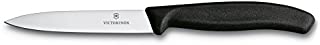 Victorinox 4-Inch Swiss Classic Paring Knife with Straight Blade, Spear Point, Black