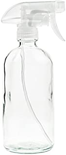 Glass Spray Bottle - Empty Refillable 16 oz Container is Great for Essential Oils, Cleaning Products, Homemade Cleaners, Aromatherapy, Misting Plants with Water, and Vinegar Mixtures for Cleaning