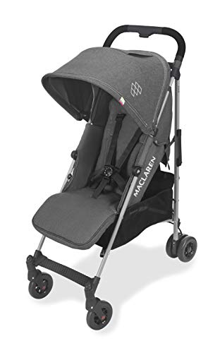 Maclaren Quest Arc Stroller- ideal for newborns up to 55lb with extendable UPF 50+/waterproof hood, multi-position seat and 4-wheel suspension. Maclaren Carrycot compatible. Accessories in the box