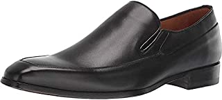 Mezlan Tula - Mens Luxury Dress Slip Ons - Lightweight Venetian Dress Slip-On - Smooth European Calfskin Loafer - Handcrafted in Spain - Medium Width (12, Black)