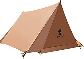 GEERTOP Backpacking Tent 2 Person Trekking Pole Tent Ultralight Trekker Tent Survival Gear Shelter for Camping Hiking Travel