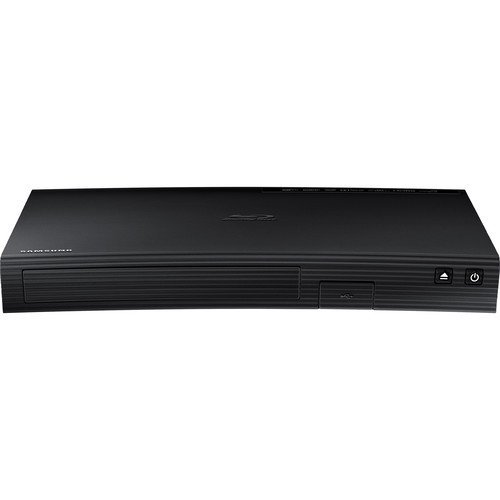 Samsung Blu-ray DVD Disc Player With Built-in Wi-Fi 1080p & Full HD Upconversion, Plays Blu-ray Discs, DVDs & CDs, Plus 6Ft High Speed HDMI Cable, Black Finish