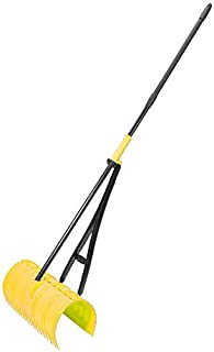 Amazing Rake 3-IN-1 Yellow Ergonomic Lightweight 17-Inch Lawn Leaf Grabber Claw Yard Garden Pickup Tool - For Leaves Grass Pine Needles Debris