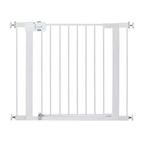 Safety 1st Easy Install Metal Baby Gate with Pressure Mount Fastening (White), Pack of 1