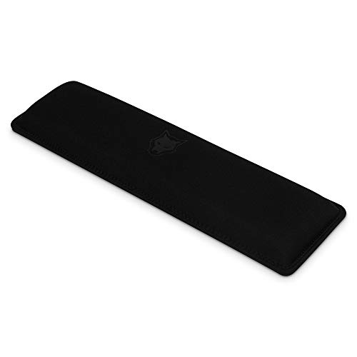 SubZERO Gaming Wrist Rest Pad for Keyboards, Tenkeyless, Stitched Edges, 14.5x4x1 (Black)