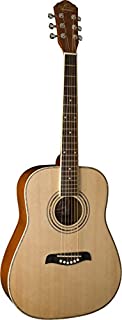 Oscar Schmidt OG1LH-A-U Natural Lefty 3/4 Size Dreadnought Guitar. Left Hand