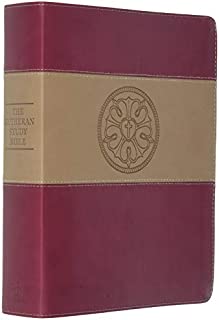 The Lutheran Study Bible - DuoTone Burgundy Luther's Rose