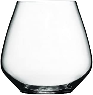 Luigi Bormioli Atelier Stemless Pinot Noir Wine Glass, 20-Ounce, Set of 6