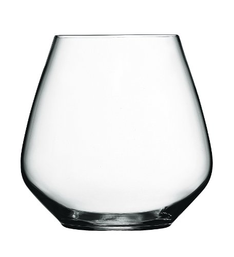 Luigi Bormioli Atelier Stemless Pinot Noir Wine Glass, 20-Ounce, Set of 6