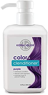 Keracolor Clenditioner Color Depositing Conditioner Colorwash, Purple, 12 fl oz