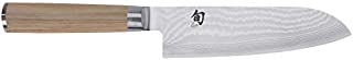 Shun Classic Blonde 7 Santoku Knife, Blonde PakkaWood Handle, Full Tang VG-MAX Blade