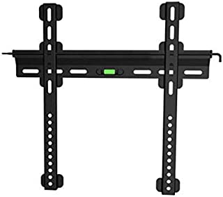 Monoprice Ultra-Slim Fixed TV Wall Mount Bracket - for TVs 32in to 55in Max Weight 121 lbs VESA Patterns Up to 400x400 Security Brackets Works with Concrete & Brick