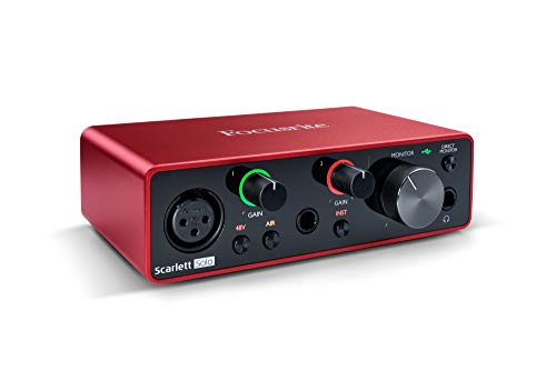 Focusrite Scarlett Solo (3rd Gen) USB Audio Interface with Pro Tools | First