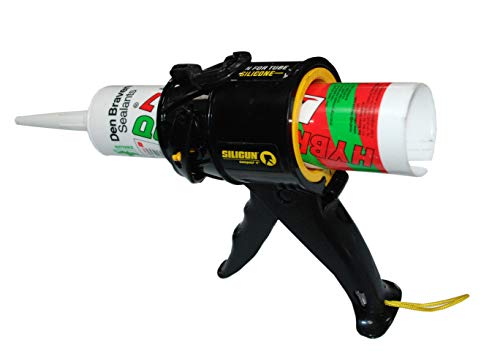 SILIGUN Caulking Gun - Anti Drip Extreme-Duty Caulking Gun - Patented New and Innovative Design - Lightweight ABS Frame - for the Smallest to the Largest Jobs - Compact-Design Just 4 Inches / 0.65 lbs