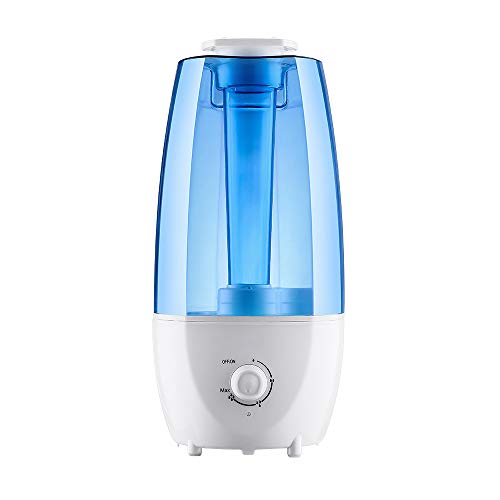 Cool Mist Humidifier Oil Diffuser Vaporizer Ultrasonic, 3L/0.8 Gal for Bedroom, Baby, Home, Office, LED Display, Timer/Sleep Mode Quite, Filter Free, Waterless Auto Off, Portable, 3 Mist Level