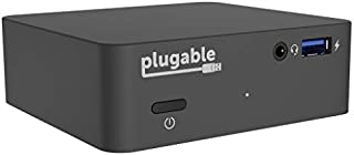 Plugable USB C Dock with 85W Charging Compatible with Thunderbolt 3 and USB-C MacBooks and Select Windows Laptops (HDMI up to 4K@30Hz, Ethernet, 4X USB 3.0 Ports, USB-C PD, Includes VESA Mount)