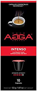 Agga Coffee, Espresso Intenso, 60 Nespresso Compatible Capsule, Intensity 5/6, Compatible with Nespresso OriginalLine Machines